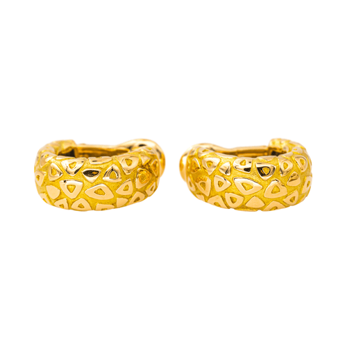 Boucles d'oreilles Chaumet - Boucles d’oreilles demi-créoles en or jaune 18 carats 58 Facettes 4457722CN