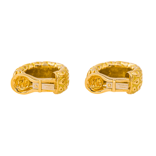 Boucles d'oreilles Chaumet - Boucles d’oreilles demi-créoles en or jaune 18 carats 58 Facettes 4457722CN