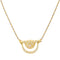 Collier Collier - Pendentif transformable en broche en or jaune 18 carats et diamants 58 Facettes 4462736CN