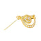 Collier Collier - Pendentif transformable en broche en or jaune 18 carats et diamants 58 Facettes 4462736CN