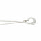 Collier Tiffany & Co Elsa Peretti - Collier Open Heart en argent 925 avec diamant 58 Facettes 4516623RV