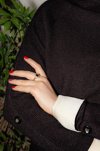 Bague 59 Bague en or jaune 18 carats avec saphir ovale et diamants 58 Facettes 4518943CN