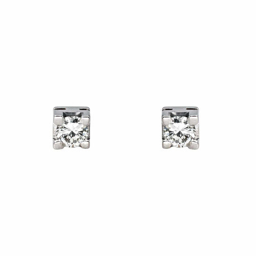 Boucles d'oreilles Boucles d’oreilles puces - Or blanc 18 carats et diamants 58 Facettes 4520967RV