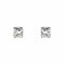 Boucles d'oreilles Boucles d’oreilles puces - Or blanc 18 carats et diamants 58 Facettes 4520967RV