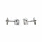 Boucles d'oreilles Boucles d’oreilles puces - Or blanc 18 carats et diamants 58 Facettes 4520967RV