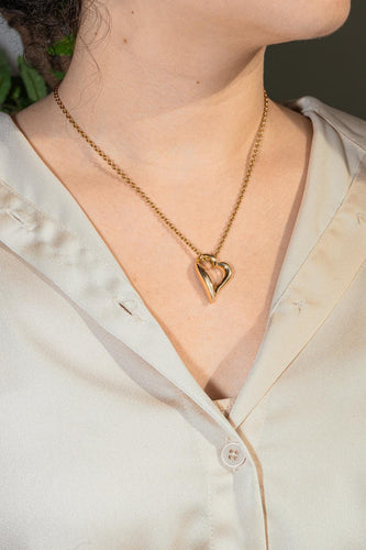Collier Boucheron - Collier cœur en or jaune 18 carats 58 Facettes 4523449CN