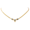 Collier Collier maille anglaise en or jaune avec saphirs et diamants 58 Facettes 4526721RV
