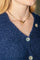 Collier Collier maille anglaise en or jaune avec saphirs et diamants 58 Facettes 4526721RV