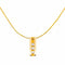 Collier Collier trilogie en or jaune 18 carats et diamants 58 Facettes 4527769CN