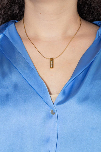 Collier Collier trilogie en or jaune 18 carats et diamants 58 Facettes 4527769CN