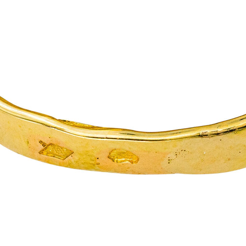 Bague 49 Bague pavée en or jaune 18 carats, diamants et perle 58 Facettes 4528518RV