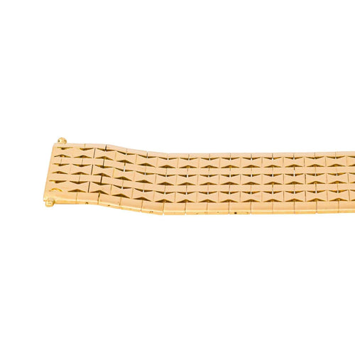 Bracelet Bracelet manchette en or jaune 18 carats 58 Facettes 4529046CN