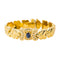 Bracelet Bracelet en or jaune 18 carats avec saphir ovale et diamants 58 Facettes 4534778CN
