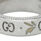 Bague 56 Gucci Icon Blossom - Bague en or blanc 18 carats émaillée 58 Facettes 4542627CN