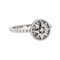 Bague 54 Dior Rose des vents - Bague pavée en or blanc 18 carats et diamants 58 Facettes 4544006RV