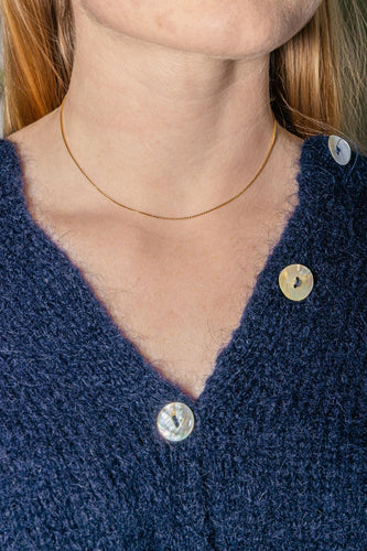 Collier Collier maille vénitienne en or jaune 18 carats 58 Facettes 4553816CN