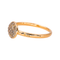 Bague 57 Pomellato Sabbia - Bague en or rose pavée de diamants 58 Facettes 4554469CN