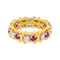 Bague 51 Tiffany & Co - Bague Sixteen Stone en or jaune et platine, rubis et diamants 58 Facettes 4564997CN