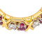 Bague 51 Tiffany & Co - Bague Sixteen Stone en or jaune et platine, rubis et diamants 58 Facettes 4564997CN