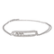 Bracelet Messika Move Classique - Bracelet en or blanc et diamants 58 Facettes 4565767RV