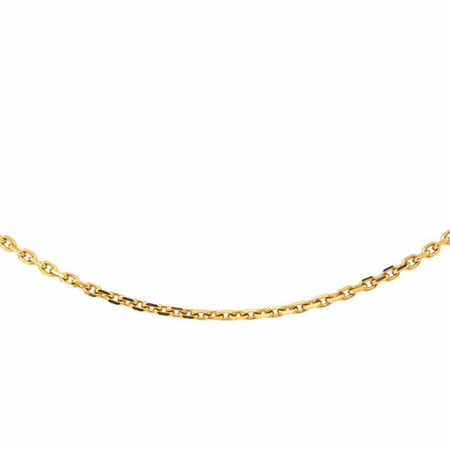 Collier Collier maille forçat en or rose 18 carats 58 Facettes 4566304CN