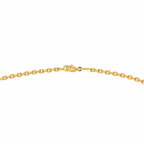 Collier Collier maille forçat en or rose 18 carats 58 Facettes 4566304CN