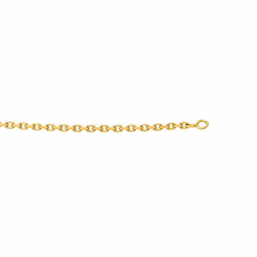 Collier Collier maille forçat en or rose 18 carats 58 Facettes 4566304CN