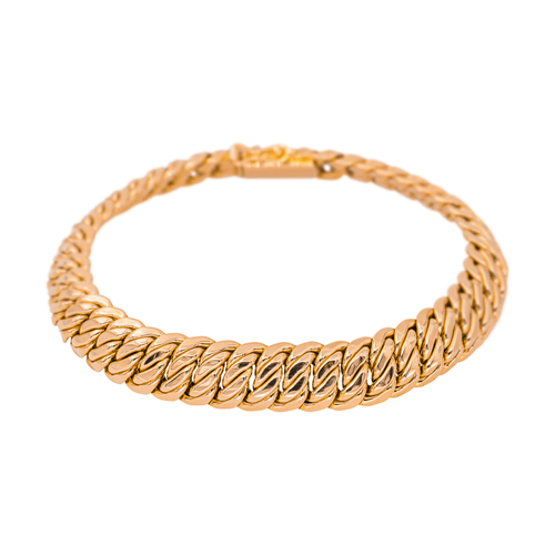 Bracelet Bracelet maille américaine en or rose 18 carats 58 Facettes 4566306CN