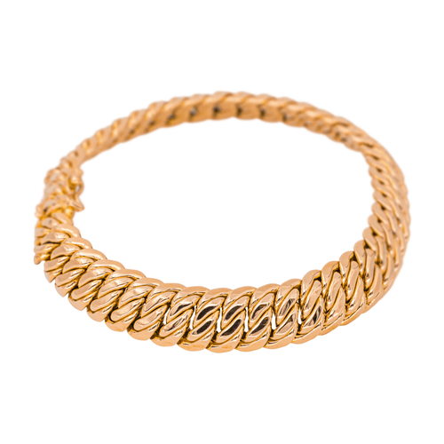 Bracelet Bracelet maille américaine en or rose 18 carats 58 Facettes 4566306CN