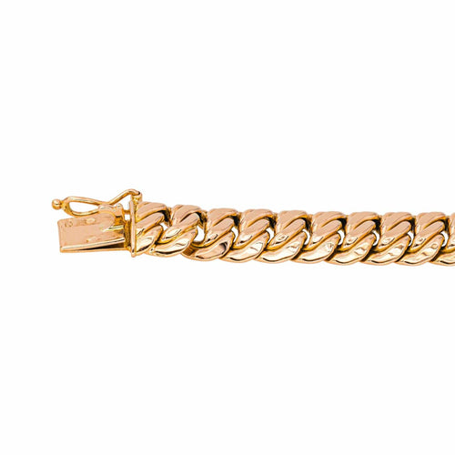 Bracelet Bracelet maille américaine en or rose 18 carats 58 Facettes 4566306CN