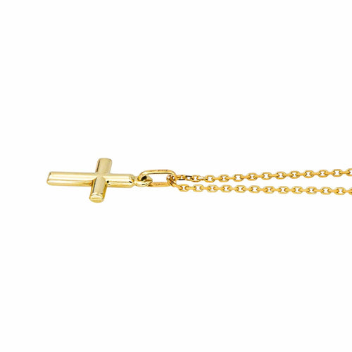 Collier Collier - Pendentif croix en or jaune 18 carats 58 Facettes 4566362CN