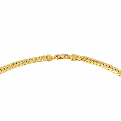 Collier Collier maille anglaise en or jaune 18 carats 58 Facettes 4584704CN