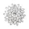 Bague 50 Bague cocktail en platine sertie de diamants 58 Facettes 4585551RV