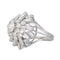 Bague 50 Bague cocktail en platine sertie de diamants 58 Facettes 4585551RV