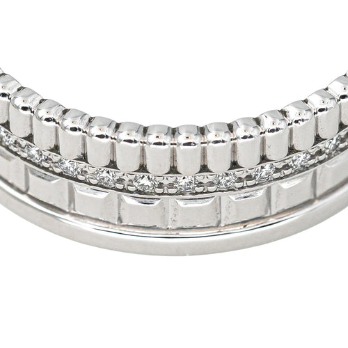 Bague 63 Boucheron Quatre - Bague en or blanc 18 carats et diamants 58 Facettes 4587551CN