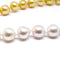 Collier Collier de perles dorées & blanches 58 Facettes