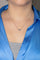 Collier Collier en or blanc 18 carats serti de diamants 58 Facettes 4599184CN
