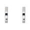 Boucles d'oreilles Créoles - Boucles d'oreilles en or blanc 18 carats 58 Facettes 4599589CN