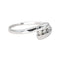 Bague 49 Bague trilogie en or blanc 18 carats et diamants 58 Facettes 4607369RV