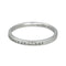 Bague 50 Fred For Love - Bague demi-alliance en platine et diamants 58 Facettes 4607371RV