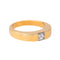 Bague 48 Bague solitaire en or jaune 18 carats avec diamant 58 Facettes 4608554CN