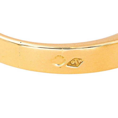 Bague 48 Bague solitaire en or jaune 18 carats avec diamant 58 Facettes 4608554CN