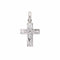 Pendentif Pendentif croix en or blanc 18 carats et diamants 58 Facettes 4608587CN