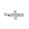 Pendentif Pendentif croix en or blanc 18 carats et diamants 58 Facettes 4608587CN