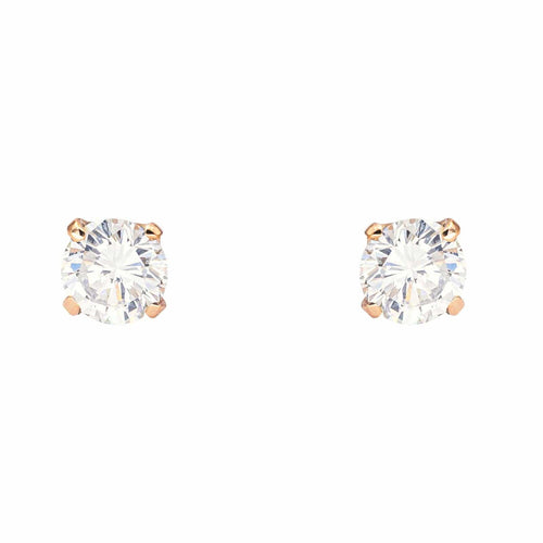 Boucles d'oreilles Boucles d’oreilles puces en or jaune 18 carats et diamants 58 Facettes 4608588CN