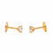 Boucles d'oreilles Boucles d’oreilles puces en or jaune 18 carats et diamants 58 Facettes 4608588CN