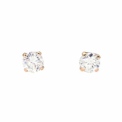 Boucles d'oreilles Boucles d’oreilles puces en or jaune 18 carats et diamants 58 Facettes 4608588CN