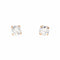Boucles d'oreilles Boucles d’oreilles puces en or jaune 18 carats et diamants 58 Facettes 4608588CN