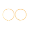Boucles d'oreilles Boucles d’oreilles créoles en or jaune 18 carats 58 Facettes 4615246CN