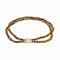 Collier Collier choker en or jaune et blanc 18 carats, œil-de-tigre et diamants 58 Facettes 4615473CN
